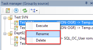 Additional Tasks functions