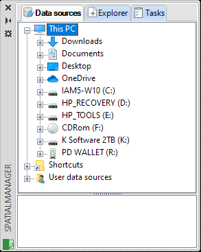 Spatial Manager Folders-Disks