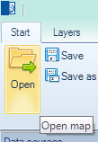 Open an existing Map (*.spm)