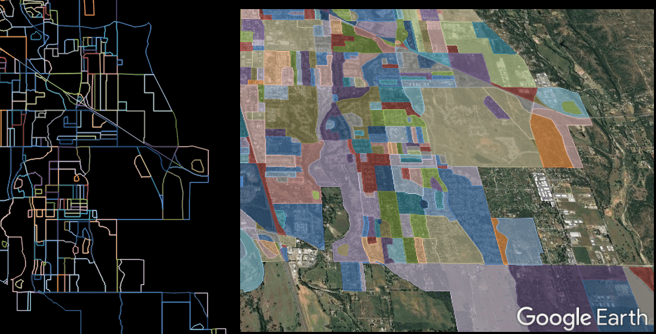 Filling closed Polylines in Google Earth