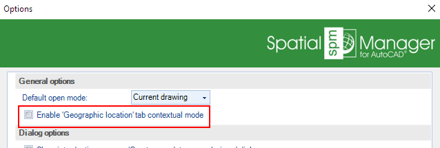 Enable or Disable 'Geographic location' Tab contextual mode