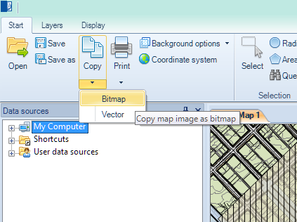 'Copy to Clipboard' function (whole Map)