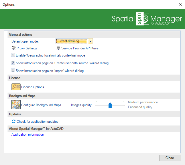 Configure the double-click option
