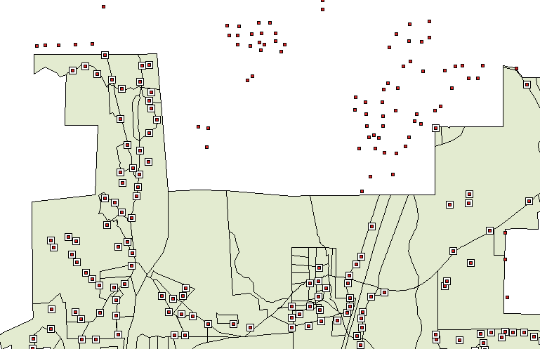 Simple 'Spatial query' sample