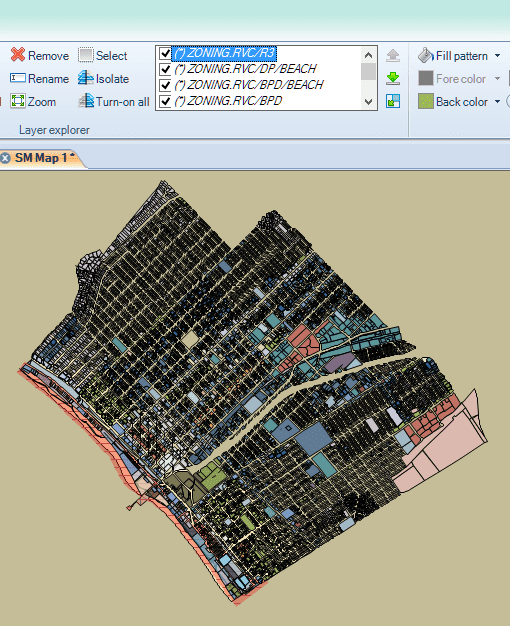 Separating layer sample