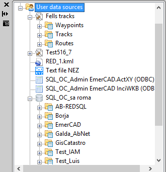 Spatial Manager User Data Sources (UDS)