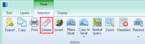 'Delete layer' function
