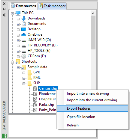 Direct Export function
