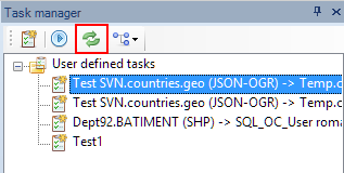 Refreshing the 'Task Manager' list