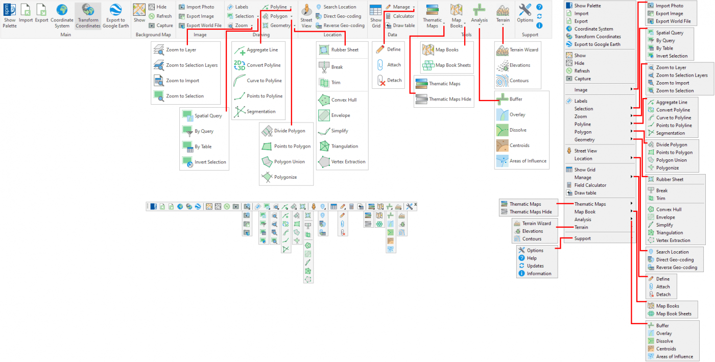Spatial Manager™ for BricsCAD Interface